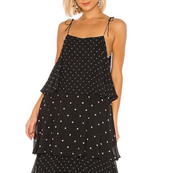 Anine Bing Revolve Daisy Maxi Dress, Black & White Size XS New w/Tag Retail $349 - Picture 5 of 14